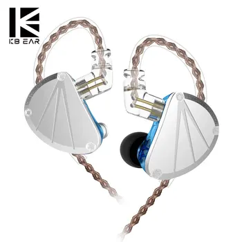 KBEAR KB10 5BA Uravnotežen Armature v Uho Slušalke Športne Slušalke Bass DJ HI-fi Slušalke KBEAR F1/opal ZSN /ZS10 PRO AS10
