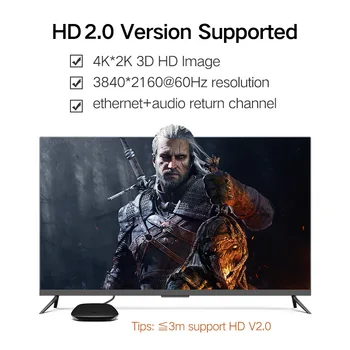 Razhroščevalne simbole High Speed HDMI je združljiv Kabel za Xiaomi Mi Box HDMI je združljiv Razdelilno Stikalo Kabel 1m 2m 4K Kabel HDMI-združljiv