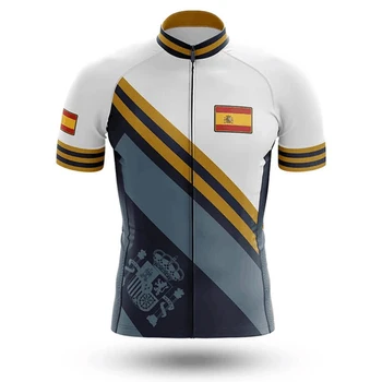 2020 Španija kolesarski dres ekipe moških kratek rokav kolo nositi dres poletje quick dry jersey abbigliamento bici da corsa uomo