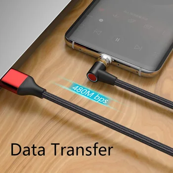 CANDYEIC Magnetni USB Kabel Za iPhone Hitro Podatki Kabel za Polnjenje Za Xiaomi Redmi Huawei Honor Andriod Kabli Za Mikro Tip-C