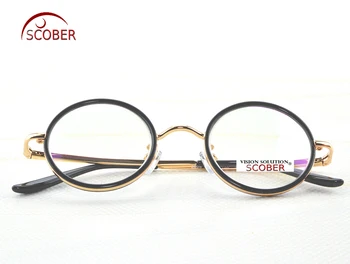 2019 Scober = Letnik 40-ih Krog Zgornji Razred Senator je Antireflection Prevlečeni Obravnavi Očala Očala iz Titana +0.75 +1 +4