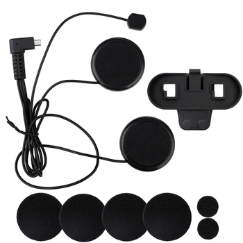 800M Motoristična Čelada Bluetooth Interkom Žično Motoristična Čelada Slušalke Za TCOM-SC Soft Line Posnetek