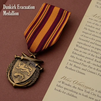 1940th združeno KRALJESTVO Francija Churchill Dunkerque Evakuacijo Medaljo Generator Načrta Koalicijske Sile Zgodovine Največji Obseg Vojaški Umik Značko
