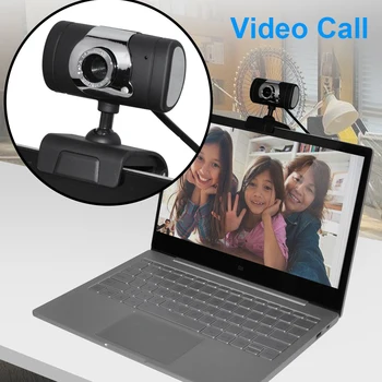 Spletna Kamera, USB, hd Webcam, Web Cam, 360-Stopinjski MIKROFON z zaponko Za Skype Za Youtube Računalnik PC, Laptop, Prenosnik, Fotoaparat