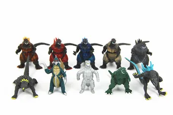 Sklop 10 Godzilla Dinozavra Pošasti, Nasoljeni Jajca Superman Pošasti Boj Arena in Boj Različica Igrače, Figurice Kot Darila