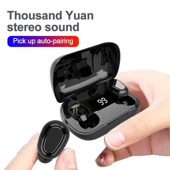 TWS Slušalke Bluetooth Slušalke HIFI Zvoke, Brezžične Slušalke, Prostoročno, Slušalke Stereo Gaming Slušalke z mikrofonom Za iPhone, Samsung