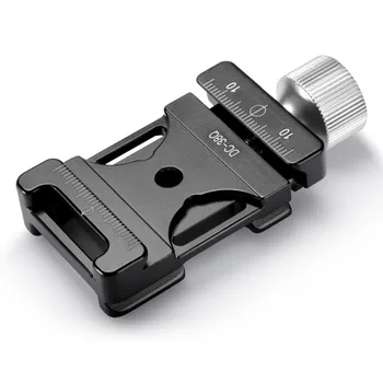 Neewer Aluminija Vijak Gumb Sponko Arca Švicarski Združljiv Mini Hitro Sprostitev Sponko za QR Ploščo (38 mm)