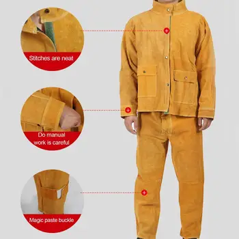Varjenje bo Ustrezala Splash-proof Toplotno odporna Oblačila za Moške
