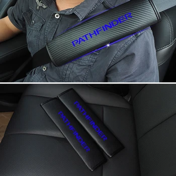 Za Nissan PATHFINDER Auto Odsevni Varnostni pas Rami varstvo avto-styling pad na pasom sedeža kritje varnostni pasovi