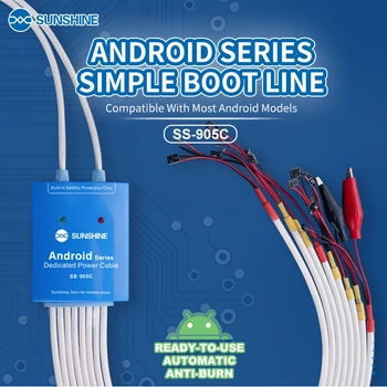 SS-905C Android En Gumb Zagona Za Samsung Huawei Xiaomi in druge blagovne znamke pametni telefon DC Napajanje Current Testiranje Kabel