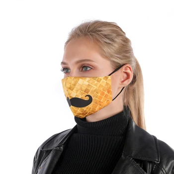 Zohre Brki Tiskanje za enkratno uporabo Zaščitna PM2.5 Filter usta Masko proti prahu masko bakterije dokaz Gripe Masko