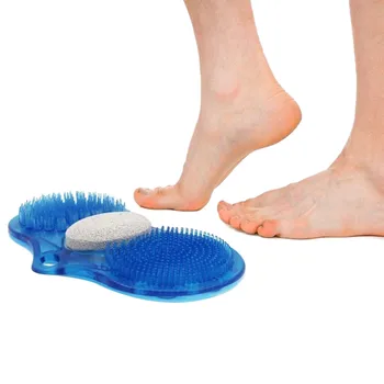 Stopala massager kopalnica stopala pranje osvežujoč družino priročno masažno orodje, kopalnica stopala stopalo massager peeling plovca zbadanje T6