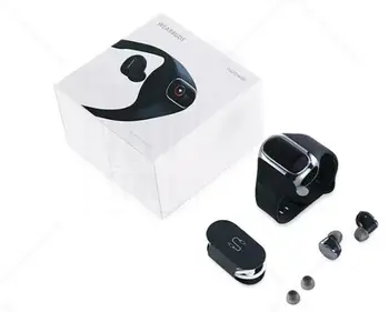 Aipower Wearbuds Pravi Brezžični Čepkov Fitnes Tracker 2 V 1 Z Bluetooth 5, Aptx, Ipx6, Mono Način, 5.5 H Dolžina, Srčni Utrip