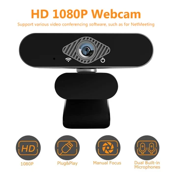 Video Snemanje, Webcam HD 1080P Spletna Kamera USB2.0 Plug and Play Kamere Gospodinjski Računalniško Varnost Deli za PC