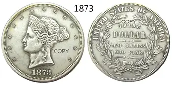 ZDA Niz(1873-1882) 11pcs Različnih Dolar Vzorci Silver Plated Kopija Kovanca