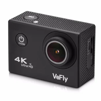 VeFly 2,0-palčni Zaslon, Wifi 1080P 4K Nepremočljiva Šport Akcijska Kamera, črna prenosni 16MP Šport Cam Go Pro Pribor primeru nastavite