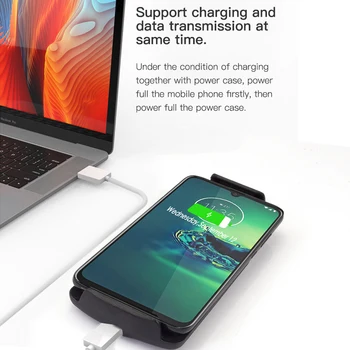 Za Motorola Moto G8 Plus Primeru 5000mAh Extensible Backup PowerBank Baterijo, Polnilnik, kovček za Moto G8 Plus moč primeru