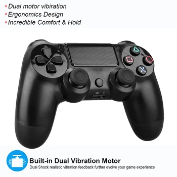 Za Sony PS4 Krmilnik Brezžični Gamepad Za Playstation Dualshock 4 Palčko Bluetooth Gamepad za PS4 Pro Silm PS3, PC Igre Pad