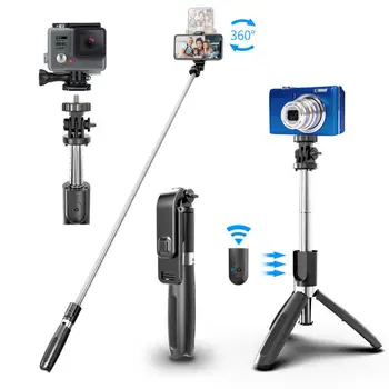 Brezžična Selfie Palico Stojalo Zložljivo Monopods Univerzalno Za Pametne Telefone Za Šport Akcijske Kamere Ročni Gimbal