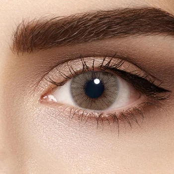 2pcs rjave Barve, Lepo Učencev Kontaktne Leče, so Kozmetične Kontaktne Leče Barva Oči Super Naravno Topaz Barvne Kontaktne Leče