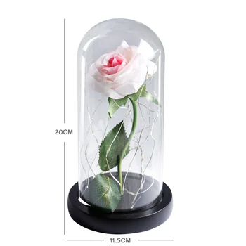 Nova LED Rose Zver Baterije Beli Cvet Niz Lučka Romantično Rojstni dan Festivala Dekle, Mati Darilo Doma Dekoracijo Brezplačna dostava