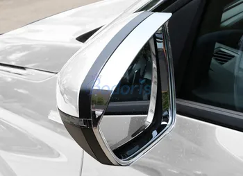 Za Peugeot 5008 3008 GT 2017 2018 Srebrno Stran Ogledalo Prekrivni Pogled od Zadaj Dež Klobuk Zajema Trim Chrome Avto Styling Dodatki