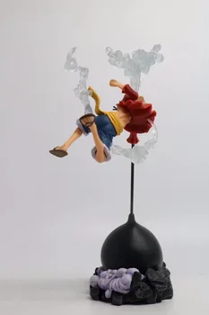 26 cm Enem kosu Luffy gear 3 Anime Akcijska Figura, PVC, Nova Zbirka številke igrače Zbirka za prijateljico, darilo