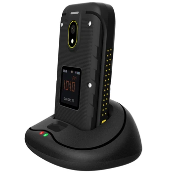 Ioutdoor F2 Telefon Slim Flip Robustno Vodotesno Dvojno Zaslonu Razširitvene Postaje SOS Svetilko LED Višji Mobilni Telefon