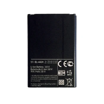 OHD Original 1700mAh BL-44JH Baterija Za LG Optimus L4 II E440 E445 L5 II E460 Dvojno E455 Optimus Duet E450 P705 P700 Optimus L7