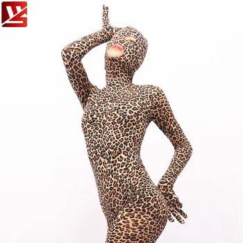 MEISE Seksi Žensk Fotografija Leopard Celotno Telo, Obleka Igre Cosplay Telo Nogavice Seksi Pantyhose Z Rokavico, Erotično Perilo