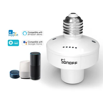 Novo SONOFF Slampher R2 Žarnice Držalo E27 WiFi Brezžično Smart Lahka Imetnik Podpira Glasovni Nadzor Časovna Funkcija