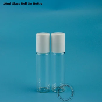 50PCS/veliko Debelo 10 ml/G Stekla Roll na Steklenico Bistvene Oil1/3 OZ Vžigalnike Parfum Prazno Kozmetični Posoda Majhna Embalaža