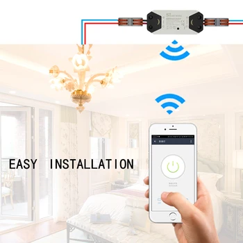 DIY WiFi Smart Stikala za Luč Univerzalno Breaker Smart Življenje APP Daljinski upravljalnik Deluje z Alexa googlova Domača stran Smart Home Automation