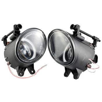 2PCS Avtomobilske LED Žarnice Luči za Meglo Spredaj + Angel Eye Dnevnih Luči DRL 30W 3000LM 12V Za A4 RS4 VOLVO C30, S40 C70