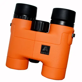 Original Asika 8X32 Daljnogled nepremočljiva strokovno teleskop bak4 lov kampiranje Kompakten binoculares Opazovanje Ptic oranžna