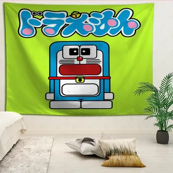 Nov Prihod Doraemon Tapiserija, ki Visi Odejo v ozadju stene spalnice Home Art Tapiserije Dekor Prilagodite sliko