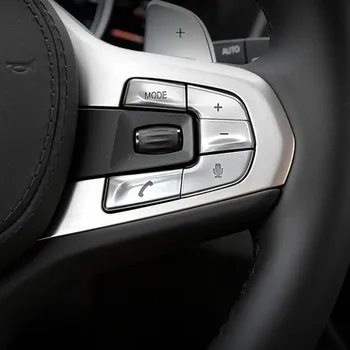 Chrome ABS Volan Gumbi Sequins Dekoracijo Decals 10pcs Za BMW G01 G08 X3 25i 30i 2018 Avto Styling Spremenjen