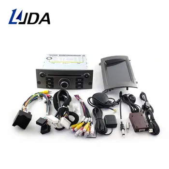 LJDA 1 Din Okta Jedra Auto Radio Android 10.0 Avto DVD Predvajalnik Za PEUGEOT 407 GPS Navigacijo, Audio 4G+64 G Stereo Multimedijske DSP