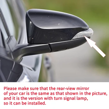 Za TOYOTA CAMRY XV50 2012-2017 avto Rearview mirror kritje trim, Daihatsu Altis ogljikovih vlaken Strani Vključite Signal Ogledalo Zajema