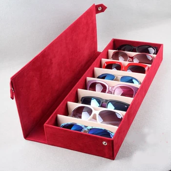 Novo 8 Mrežo Očala Škatla za Shranjevanje Očal Polica Prikaz Rešitve Visoke Kakovosti, Podolgovate Multi-mreža sončna Očala Zaslon Rack