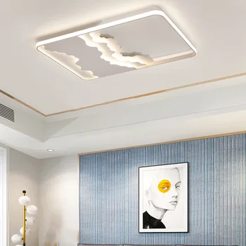 Sodobni led panel osvetlitev AC85-265V Stropne Svetilke Napeljave, dnevna soba, spalnica stropne luči ventilatorjev Strop Ligting razsvetljava svetloba