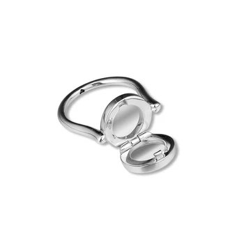 Podpis Locket Obroč Verodostojno 925 Sterling srebrni Nakit Prstan Za Žensko Evropski Stil Silver Obroči Za Nakit, Izdelava