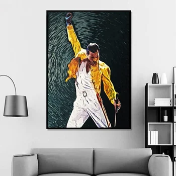 Freddie Mercury Plakatov In Fotografij Za Steno Dnevne Sobe Umetniško Platno Slike Doma Dekor