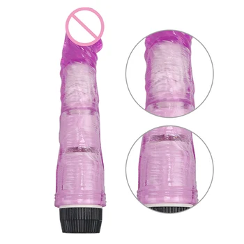 Realistični Vibrator Crystal Vibratorji Multi Hitrost Velik Penis Erotično Sex Igrače Za Odrasle Intimno Žensko Masturbator Realističen Dildo