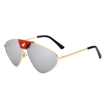 Moda Nova sončna Očala, Žensk, Moških Luksuzne blagovne Znamke Design Letnik Kovinska sončna očala Gradient Sunglass UV400 Odtenki gafas de sol