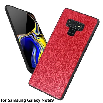 MOFi Ohišje za Samsung Galaxy Note 9 Zadnji Pokrovček za Galaxy Note9 Nastanitev Visoke Kakovosti PU Usnje Coque PC Mehko TPU Silikon Capa