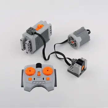 DIYmall IR Hitrost Daljavo, Sprejemnik, 2pcs M-Motor, AA Baterije Polje Tehnične MOC PF Deli Za Lego Funkcija Napajanja Gradbenih blokov