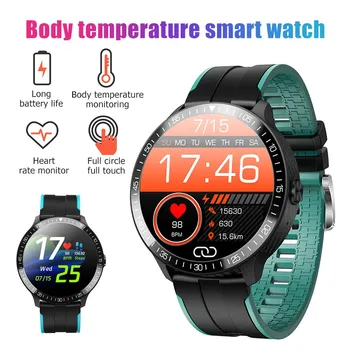 2021 Ženske Smartwatch Pametno Gledati Žensko Človek Android Temperatura Testiranje Reloj Smartwatch Nepremočljiva Fitnes Zapestnica Ženski