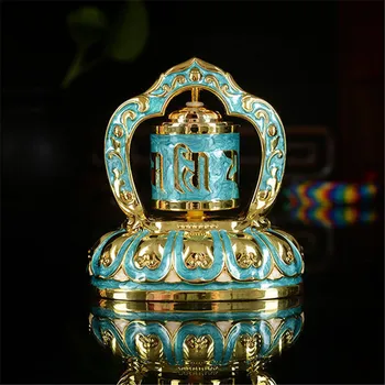Sončne Elektrarne Ugoden Zlitine Kovin, Visoko Kakovostni Budistični Odpiranje Svetlobe Molitev Kolo Domov Dajanje Odlikovanja