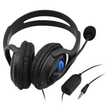 3,5 mm Žično Gaming Slušalke Nad Uho Igra Slušalke Stereo Bas Slušalke z Mikrofon Nadzor Glasnosti za PC, Pametni Telefon